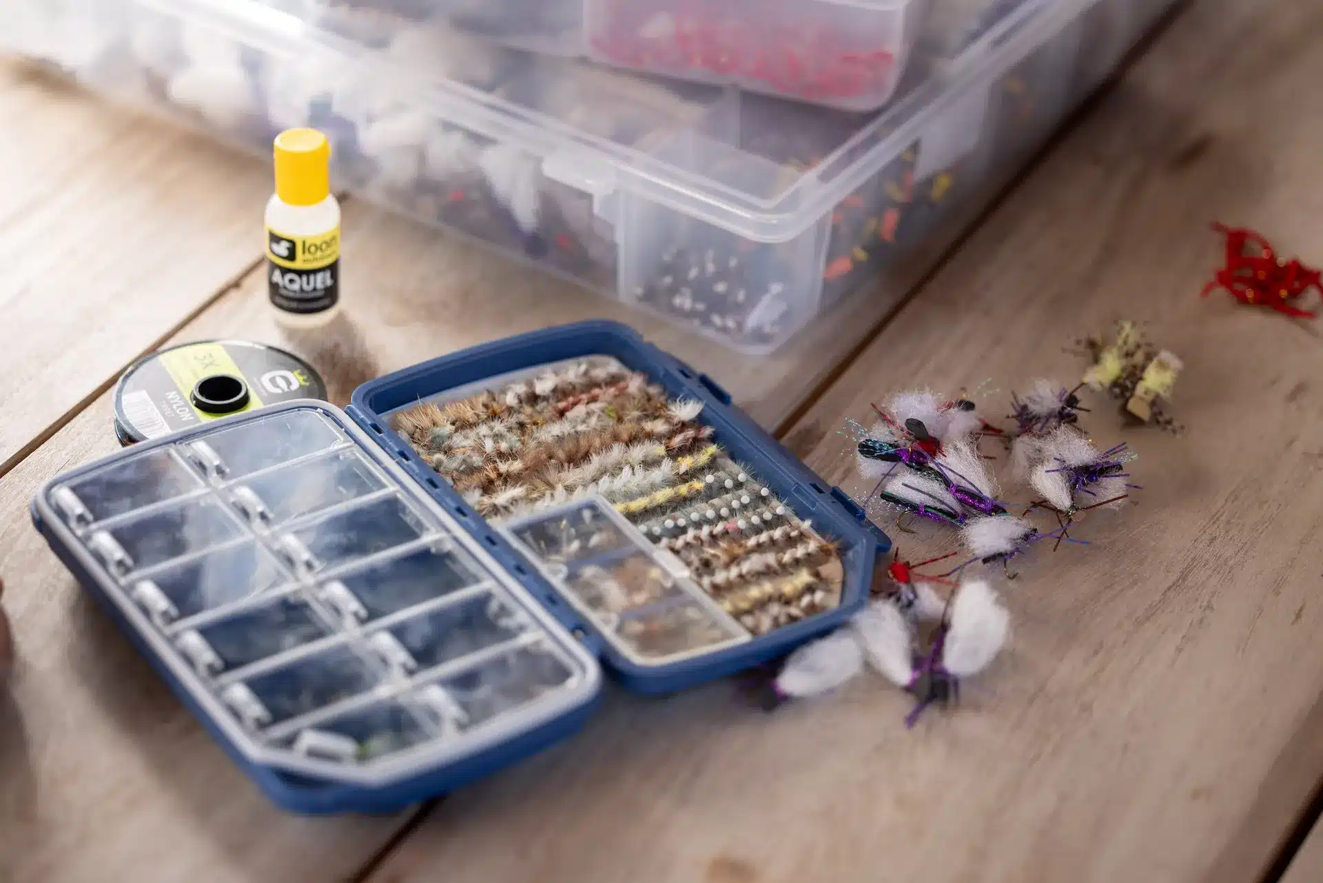 2023.11.15_Fish Patagonia_Rio Collon Cura-14 fly box with fishing flies